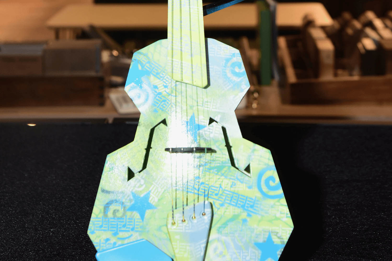 Project Music 3-D printed violin fundraiser.